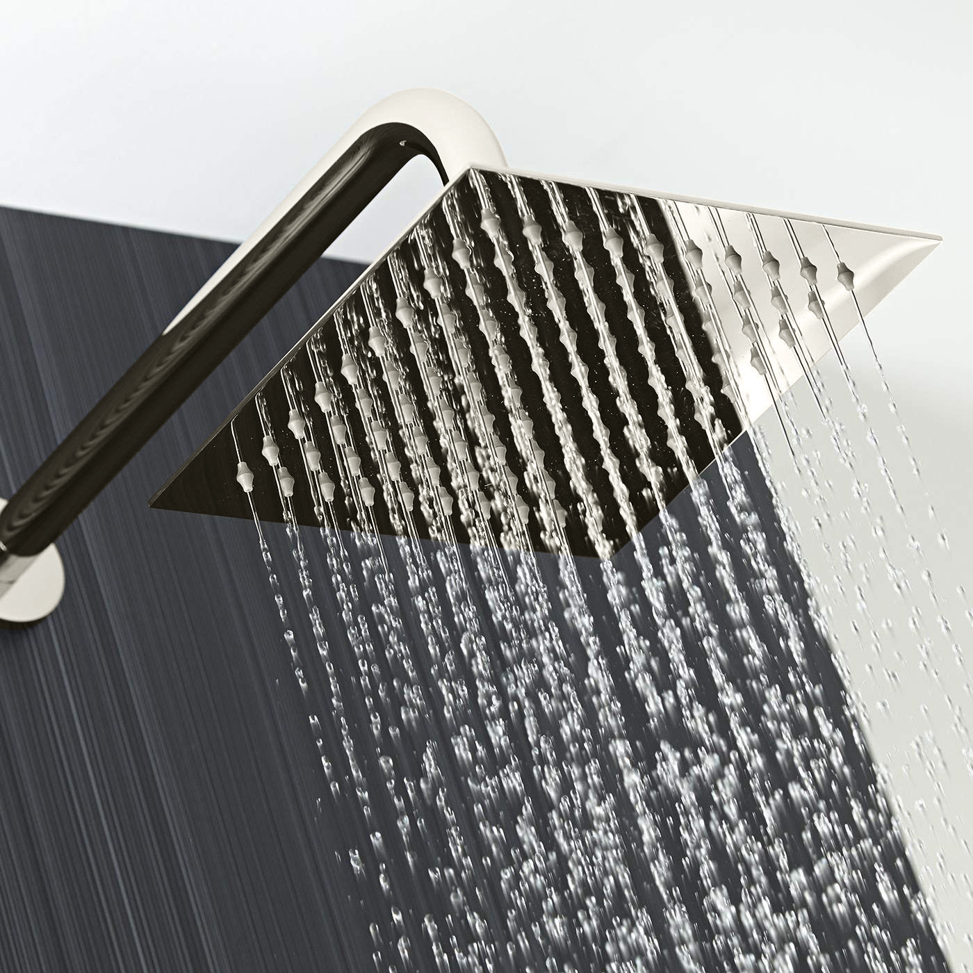 Fontana Liverpool Wall Mount Thermostatic Rainfall Shower Set System